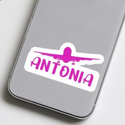 Sticker Antonia Airplane Image