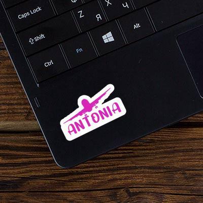 Sticker Antonia Airplane Laptop Image