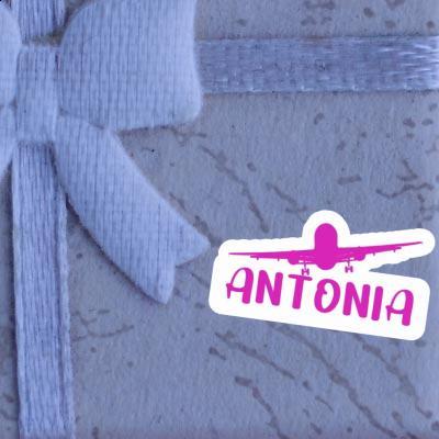 Antonia Autocollant Avion Notebook Image