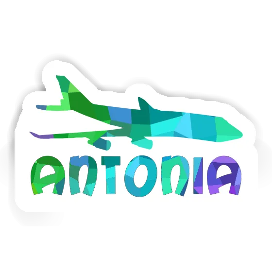 Jumbo-Jet Autocollant Antonia Laptop Image