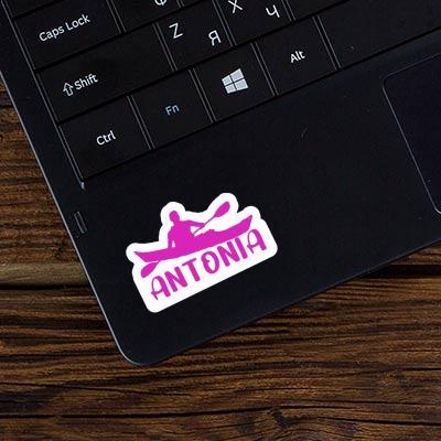 Sticker Antonia Kajakfahrer Laptop Image