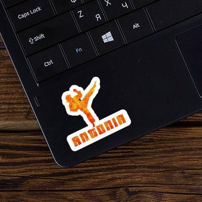 Karateka Sticker Antonia Laptop Image