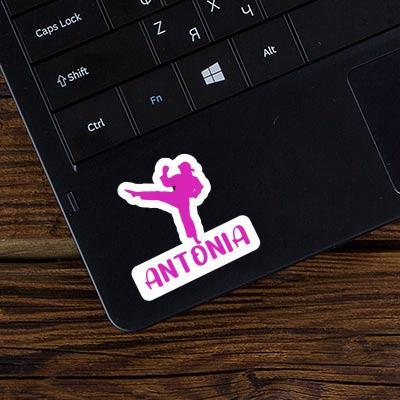 Sticker Karateka Antonia Notebook Image