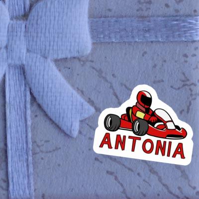 Antonia Sticker Kart Driver Laptop Image