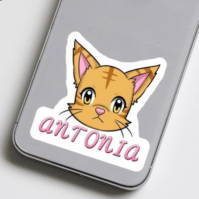 Sticker Cat Antonia Laptop Image