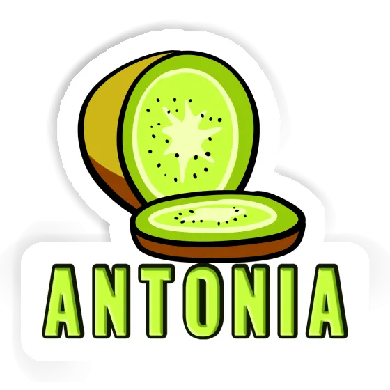 Autocollant Antonia Kiwi Laptop Image