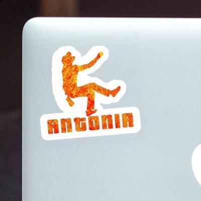 Kletterer Sticker Antonia Laptop Image