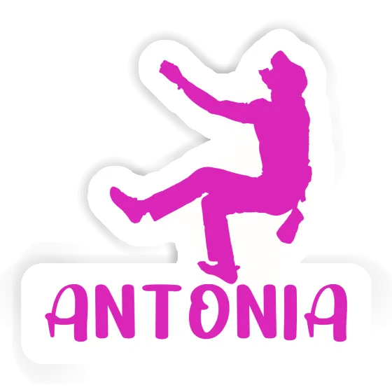 Kletterer Aufkleber Antonia Laptop Image