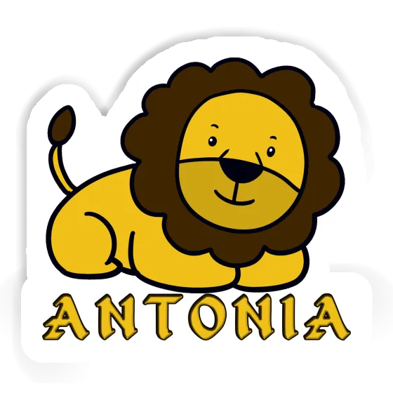 Autocollant Antonia Lion Laptop Image