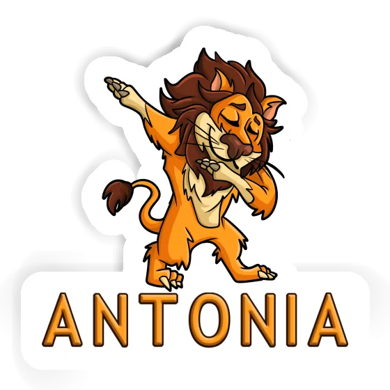 Lion Sticker Antonia Notebook Image