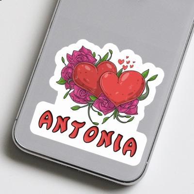 Antonia Autocollant Symbole d'amour Laptop Image