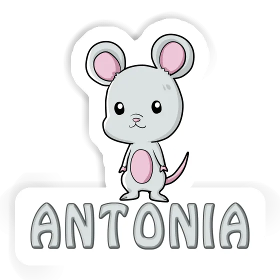 Mouse Sticker Antonia Notebook Image