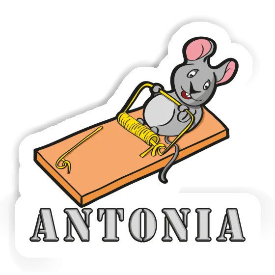 Maus Aufkleber Antonia Notebook Image