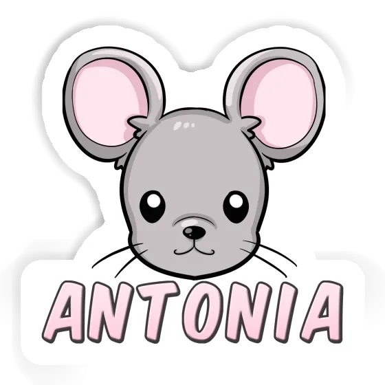 Autocollant Antonia Tête de souris Laptop Image