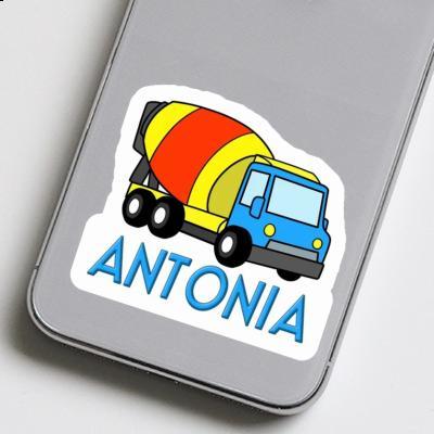 Mixer Truck Sticker Antonia Notebook Image