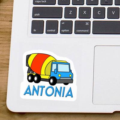 Mixer Truck Sticker Antonia Notebook Image