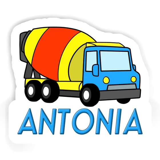 Mixer Truck Sticker Antonia Image