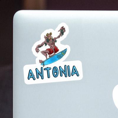 Autocollant Surfeur Antonia Notebook Image