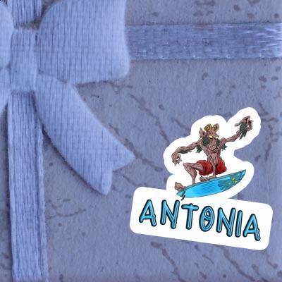 Autocollant Surfeur Antonia Laptop Image