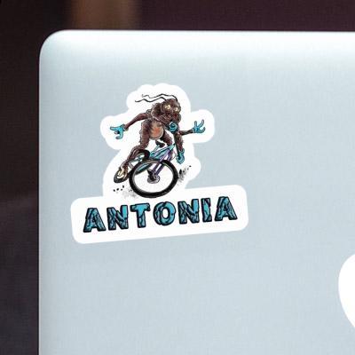 Biker Sticker Antonia Notebook Image