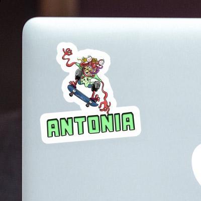 Autocollant Skateur Antonia Laptop Image