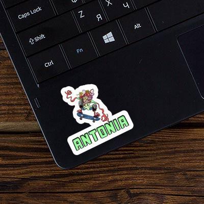 Antonia Sticker Skater Laptop Image