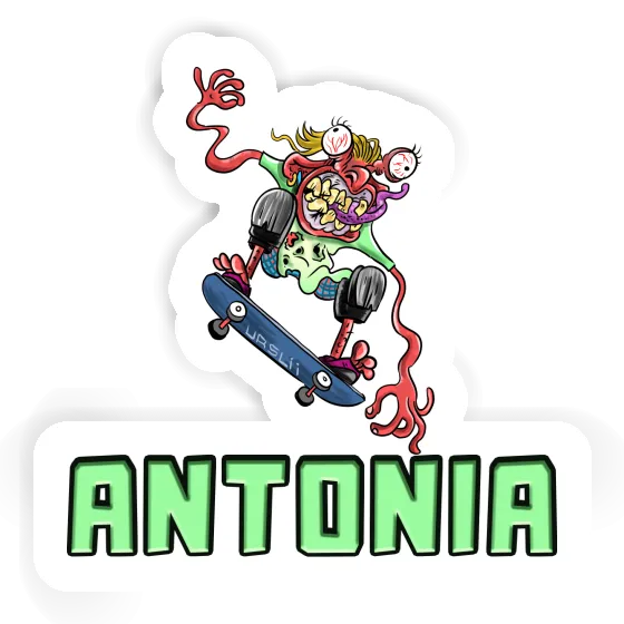 Antonia Sticker Skater Laptop Image