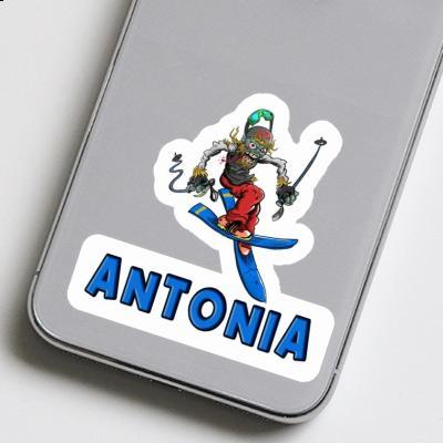 Antonia Sticker Skier Notebook Image