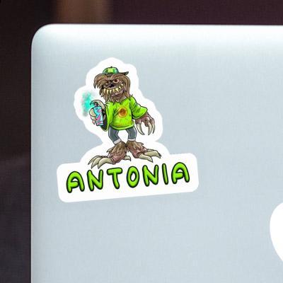 Sticker Antonia Monster Laptop Image