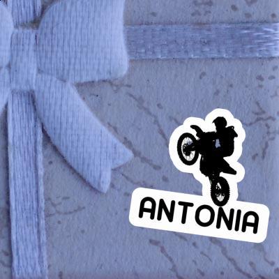 Sticker Antonia Motocross Rider Notebook Image