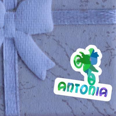 Sticker Motocross Rider Antonia Notebook Image