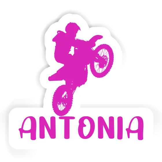 Sticker Motocross-Fahrer Antonia Gift package Image