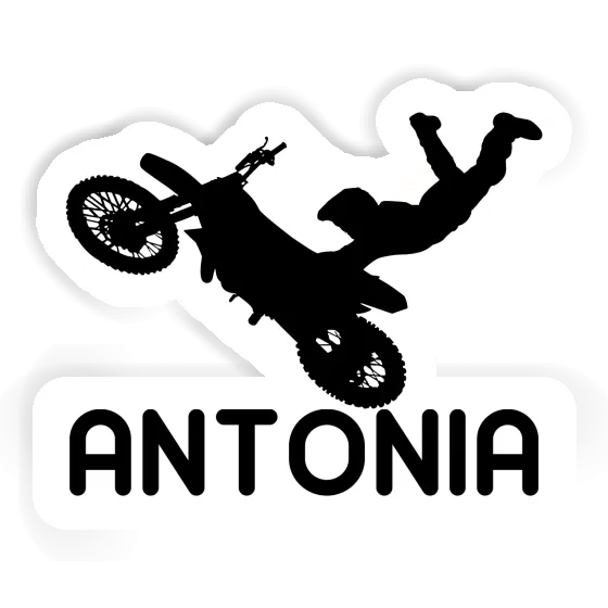 Motocross Rider Sticker Antonia Image