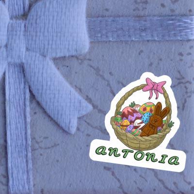 Sticker Easter basket Antonia Laptop Image