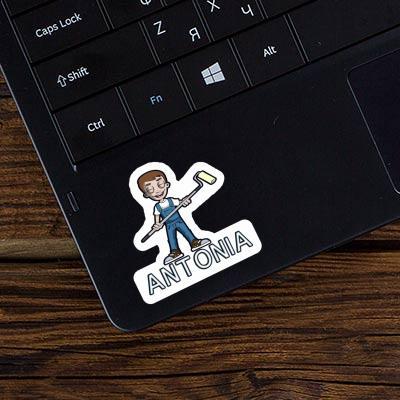 Sticker Antonia Painter Laptop Image