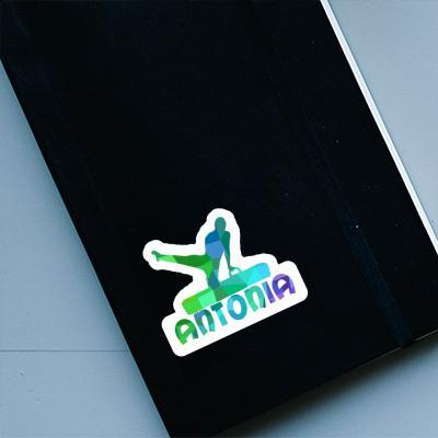 Sticker Gymnast Antonia Notebook Image