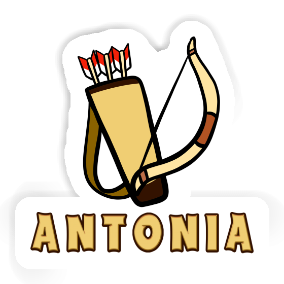 Arrow Bow Sticker Antonia Notebook Image