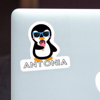 Sticker Antonia Ice Cream Penguin Laptop Image