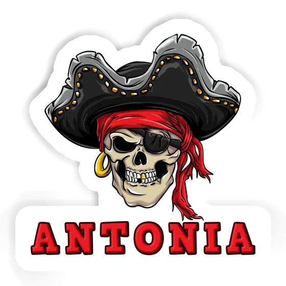 Antonia Aufkleber Piratenschädel Gift package Image