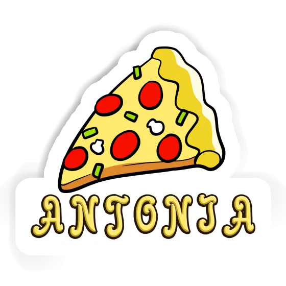 Pizza Sticker Antonia Laptop Image