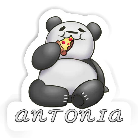 Pizza-Panda Sticker Antonia Laptop Image