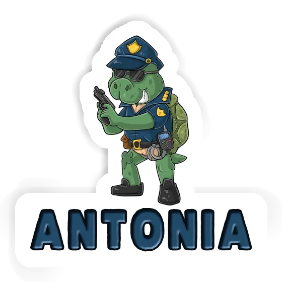 Antonia Aufkleber Polizist Image