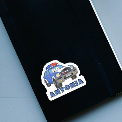 Police Car Sticker Antonia Notebook Image