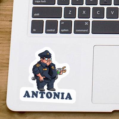 Antonia Sticker Police Officer Notebook Image