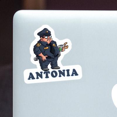 Antonia Sticker Police Officer Image