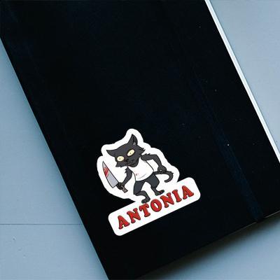 Aufkleber Antonia Psycho-Katze Gift package Image