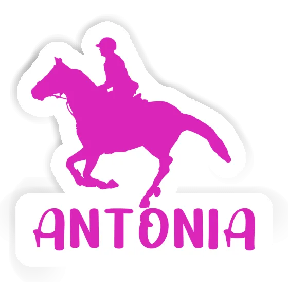 Horse Rider Sticker Antonia Image