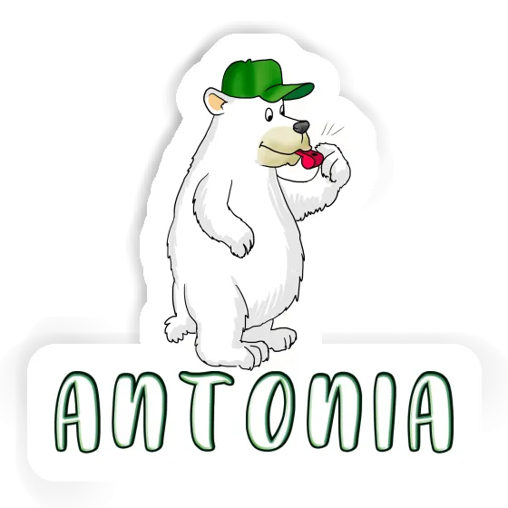 Antonia Sticker Ice Bear Notebook Image