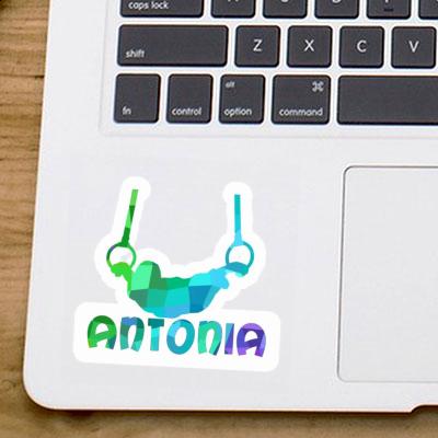 Sticker Ring gymnast Antonia Notebook Image