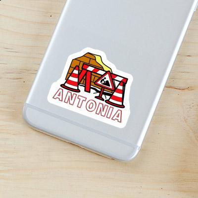 Antonia Sticker Road Construction Image